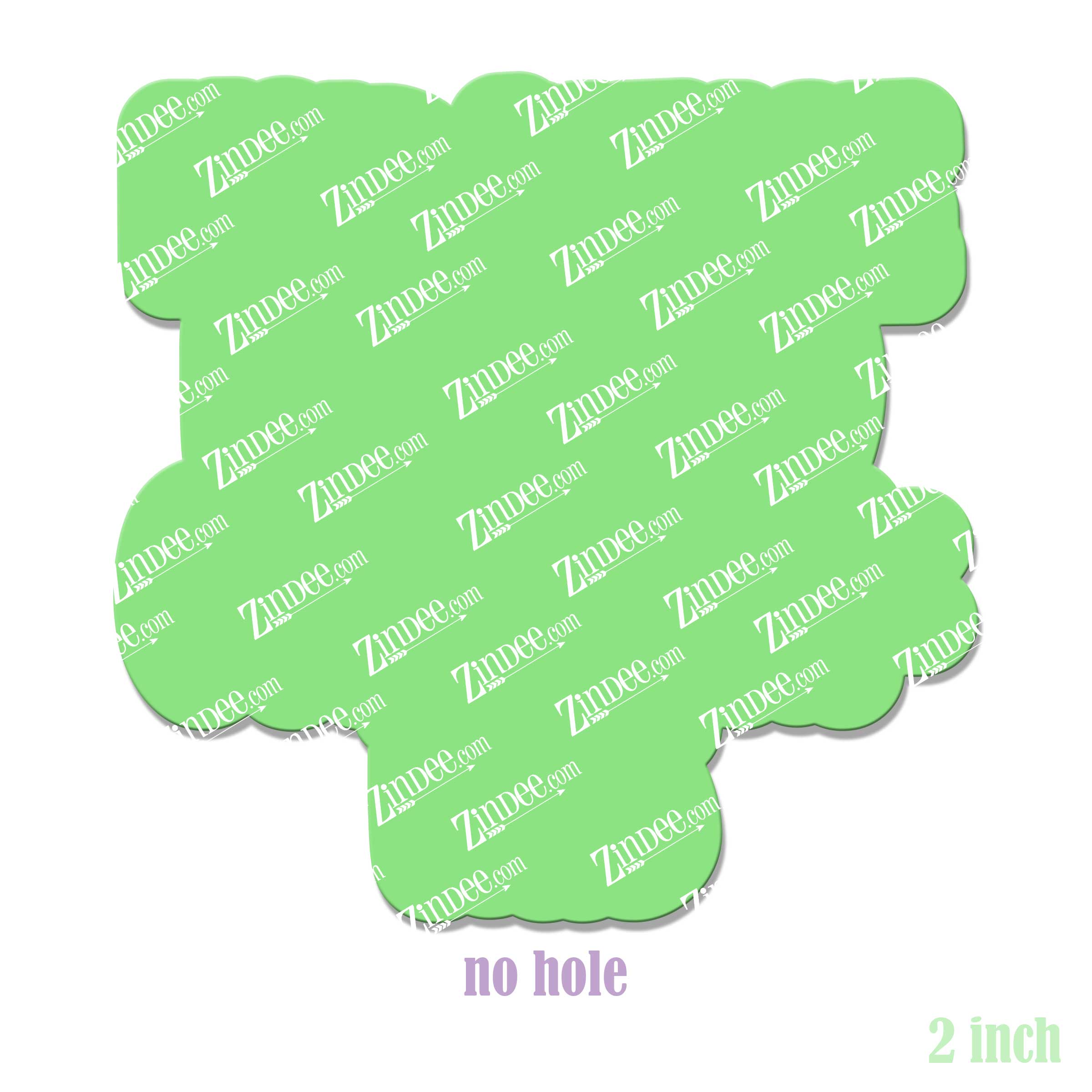 Hold Please Acrylic Blank- Sticker- UV DTF (2 inch) NO HOLE - Image 2