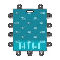 Alternative view of Badge Buddy with Pin Holes- Horizontal (Extended-version) (lightweight acrylic)