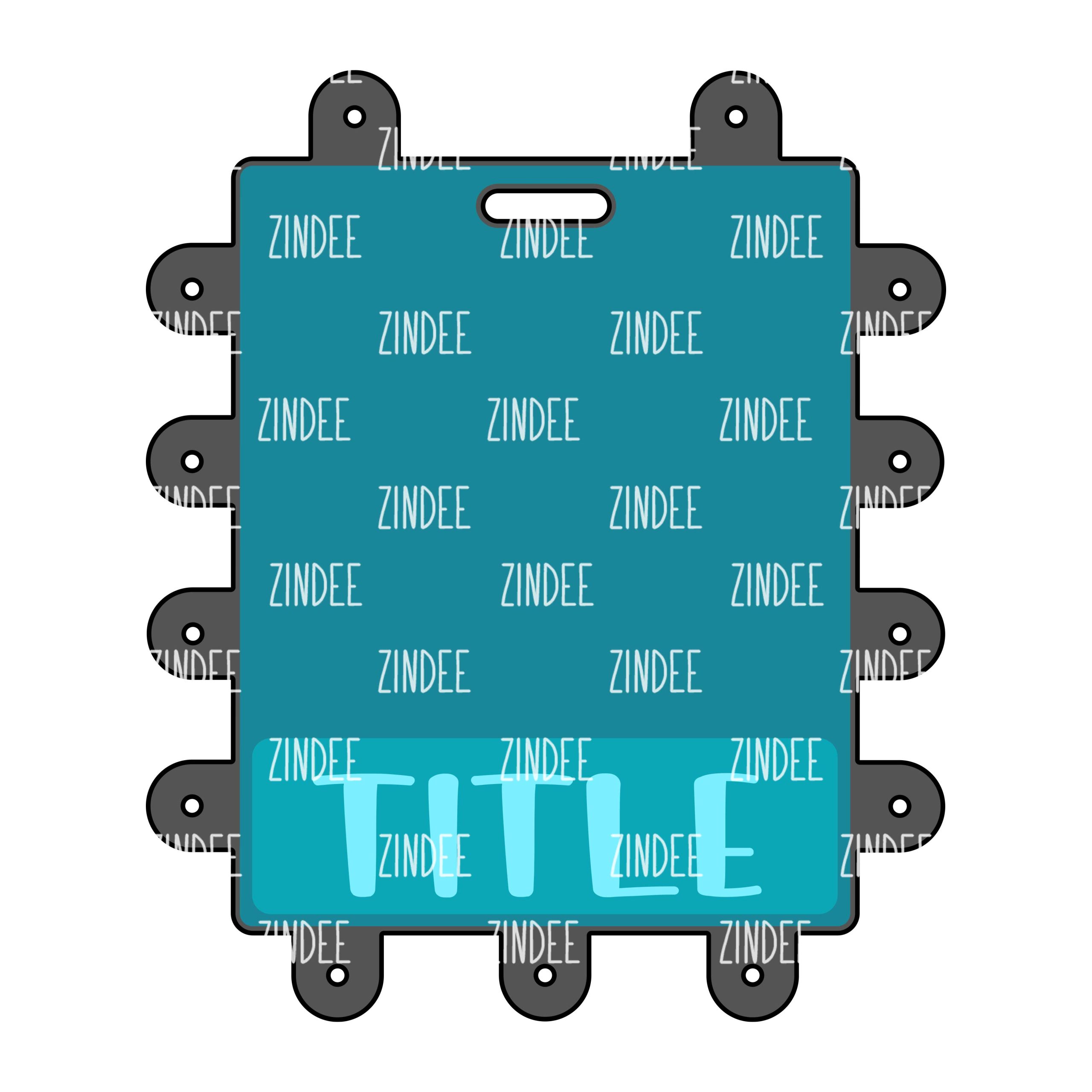 Badge Buddy with Pin Holes- Horizontal (Extended-version) (lightweight acrylic) - Image 2