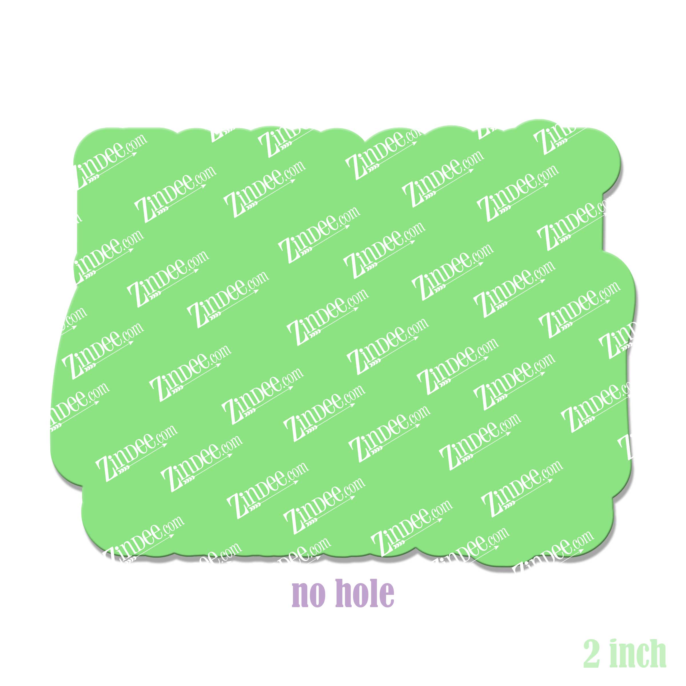 If You Can't Be Kind Acrylic Blank- Sticker- UV DTF (2 inch) NO HOLE - Image 2