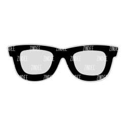 Alternative view of Reading Glasses .75 inch (shaker filler) NO HOLE (10 Pack)