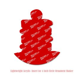 Alternative view of Sign Post (5) Christmas Ornament Insert (4 inch)