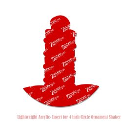 Alternative view of Sign Post (10) Christmas Ornament Insert (4 inch)