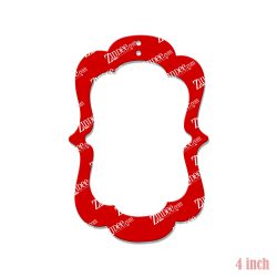 Bracket Open Ornament 4"