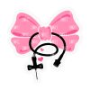Butterfly Needle Bow Acrylic Blank- Sticker- UV DTF (2 inch) NO HOLE