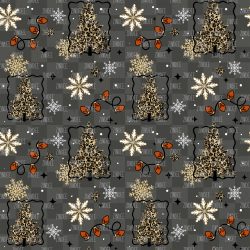 Cheetah Trees Checkers seamless (vinyl)