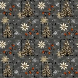 Cheetah Trees Checkers seamless (vinyl)
