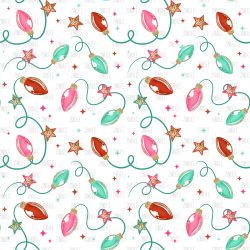 Christmas Lights Glitter Stars seamless (vinyl)