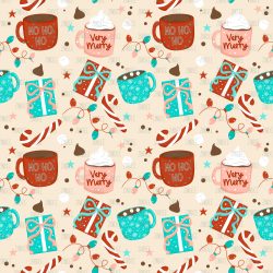 Christmas Mugs seamless (vinyl)