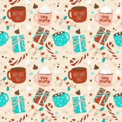 Christmas Mugs seamless (vinyl)