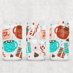 Christmas Mugs UV DTF Can Wrap