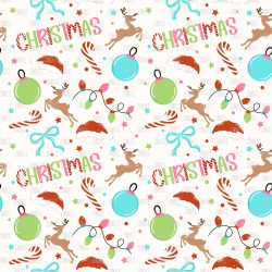 Classic Christmas seamless (vinyl)