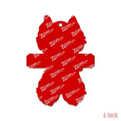 Gnome Family of 4 Ornament (4 inch)