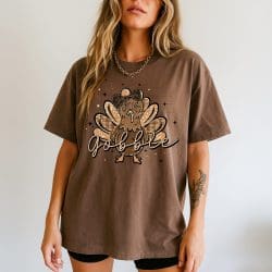 Gobble Glitter Turkey DTF Transfer