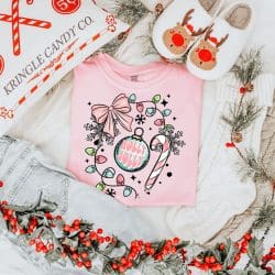 Holly Jolly Ornament DTF Transfer