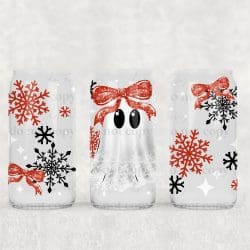 Lace Ghost UV DTF Can Wrap