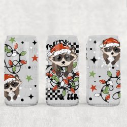 Merry Feral UV DTF Can Wrap