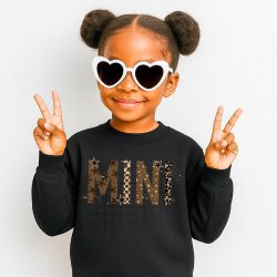 Mini Cheetah Checker DTF Transfer