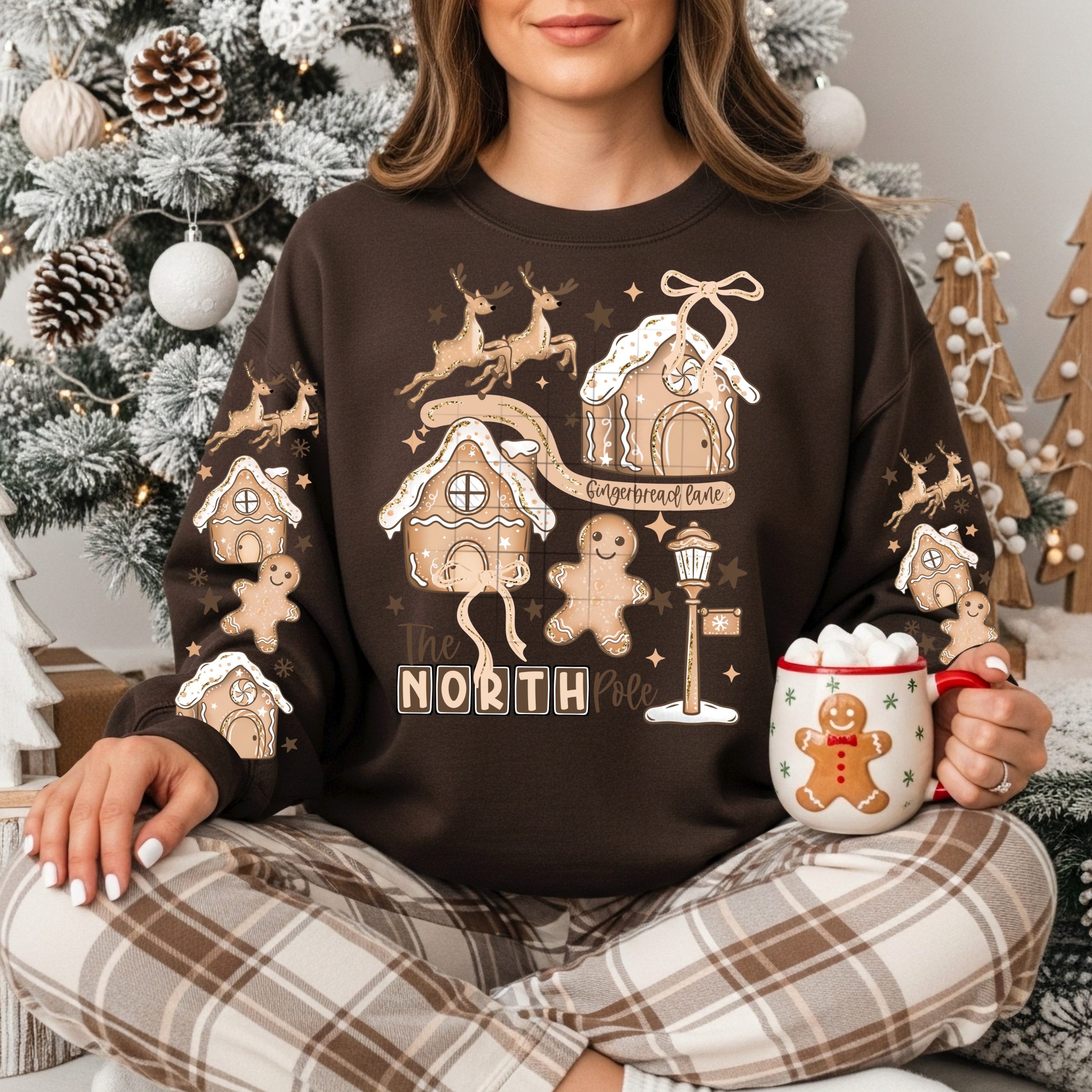 North Pole Gingerbread (w/optional sleeve design)