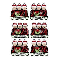 Alternative view of Ornament Family of 3