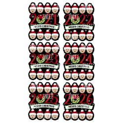 Alternative view of Ornament Family of 8