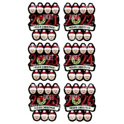 Alternative view of Ornament Family of 7