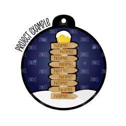 Sign Post (9) Christmas Ornament Insert (4 inch)