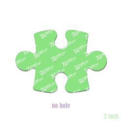 Alternative view of Puzzle Piece 2 Acrylic Blank- Sticker- UV DTF (2 inch) NO HOLE