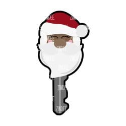 Alternative view of Santa Key (Dark Skin)