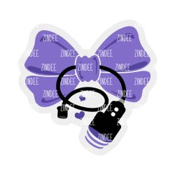 Ultrasound Sonographer Bow Acrylic Blank- Sticker- UV DTF (2 inch) NO HOLE