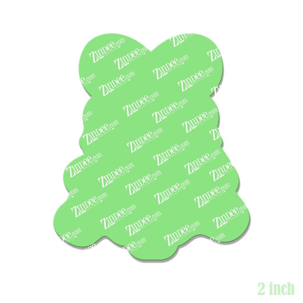 Tree Drapey Bow Acrylic Blank- Sticker- UV DTF (2 inch) NO HOLE – Zindee