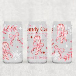 Candy Cane Company UV DTF Can Wrap