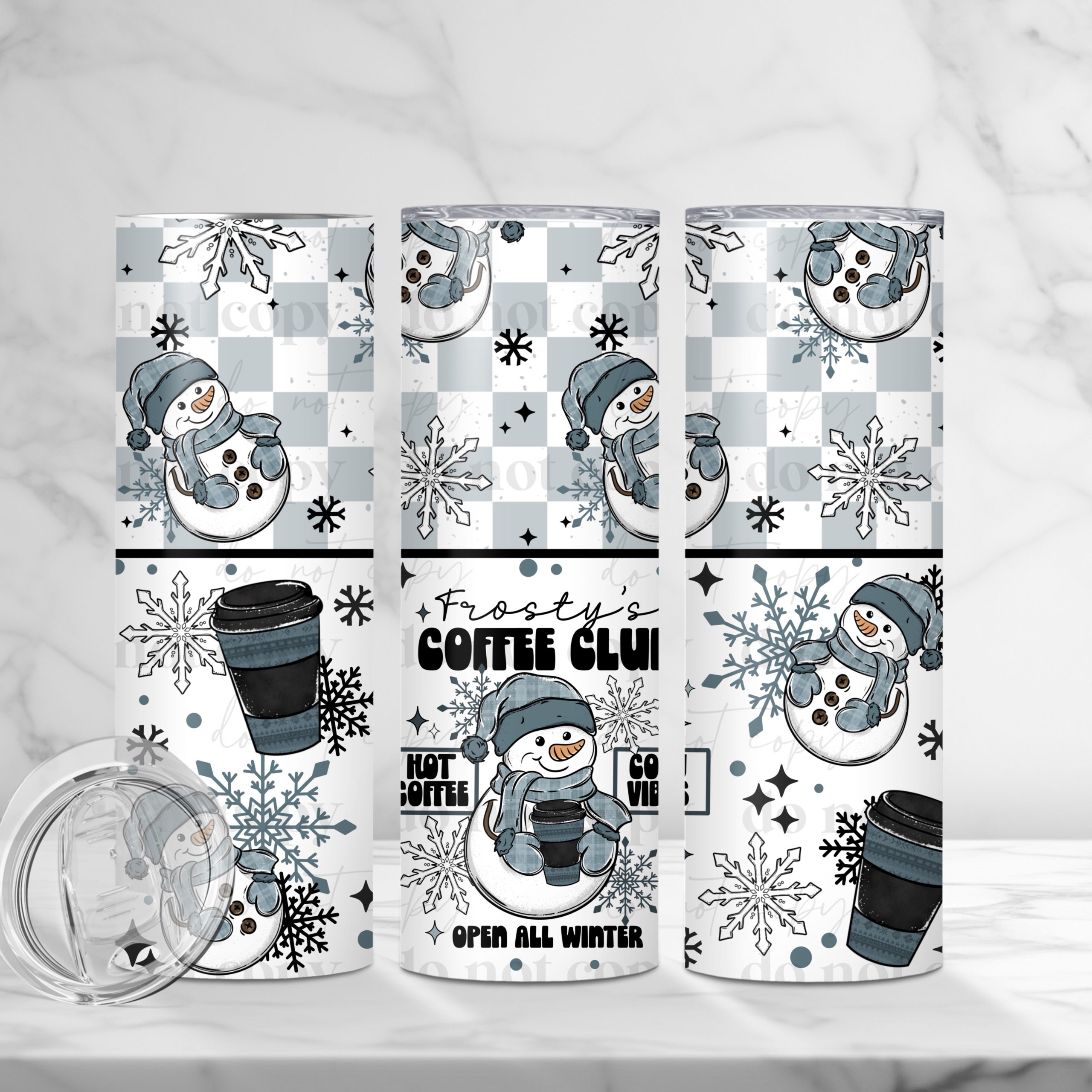 Frosty's Coffee (Sublimation Wrap) 20 oz Skinny