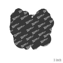 Alternative view of Furry Green Bow Acrylic Blank- Sticker- UV DTF (3 inch)