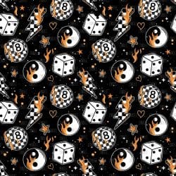 Magic Eight Ball Checker seamless (vinyl)