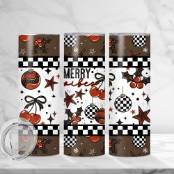 Merry Cherry Vibes (Sublimation Wrap) 20 oz Skinny