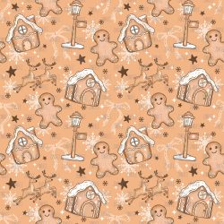 North Pole Gingerbread seamless (vinyl)