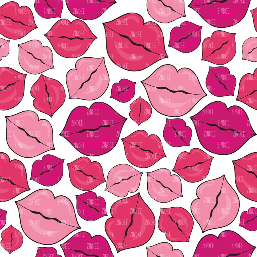 Kissy Lips seamless (vinyl)