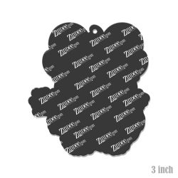 Alternative view of Krampus Acrylic Blank- Sticker- UV DTF (3 inch)