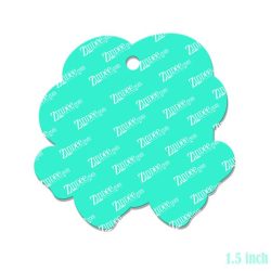 Alternative view of Love Heart Cloud Drops Acrylic Blank- Sticker- UV DTF (1.5 inch)