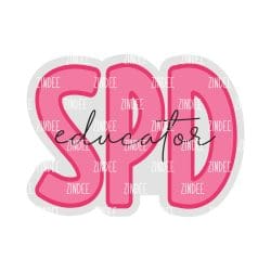 SPD Educator – Acrylic Keychain Blank (3") | Optional Sticker or UV DTF