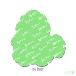 Alternative view of Alligator Mardi Gras Acrylic Blank- Sticker- UV DTF (2 inch) NO HOLE