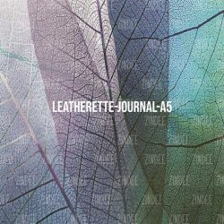 Colored Leaf- Journal Size- A5 (Faux Leather)