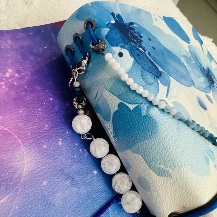 Tiny Flowers - Journal Size- A5 (Faux Leather) - Image 4