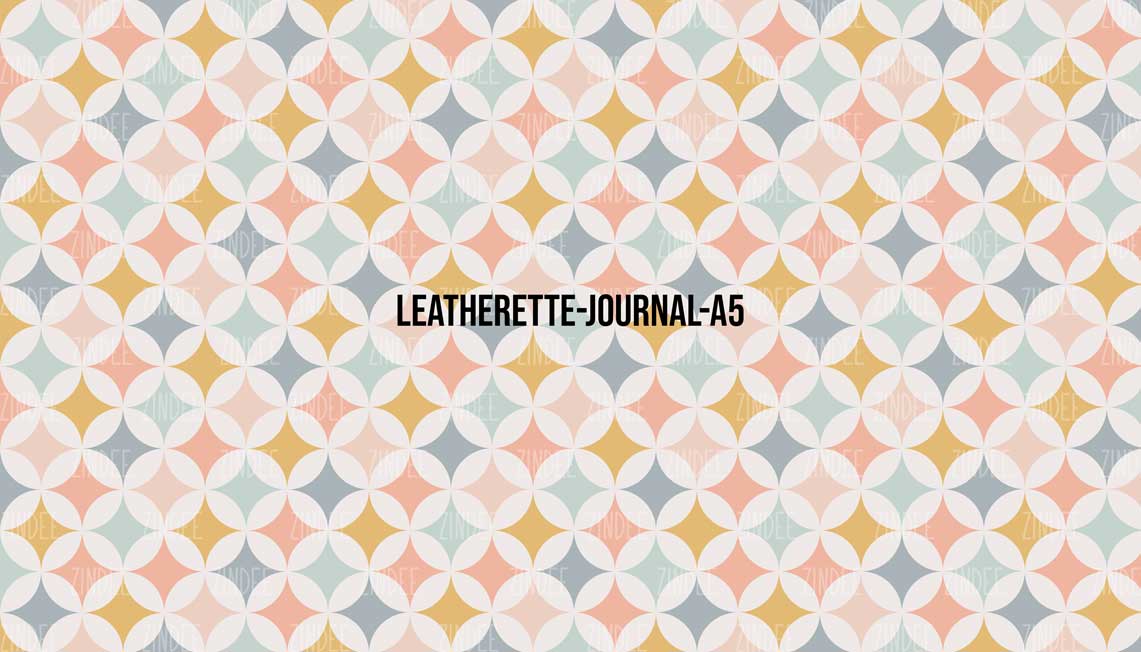 Modern Retro- Journal Size- A5 (Faux Leather)