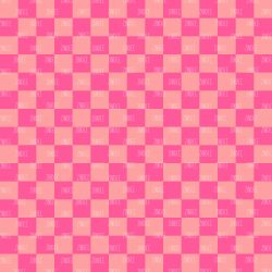 Checkerboard Pink and Coral (vinyl)
