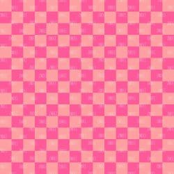 Checkerboard Pink and Coral (vinyl)