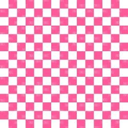 Checkerboard Pink and White (vinyl)