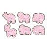 Animal Cookies .6 inch (shaker filler) NO HOLE (6 pack)