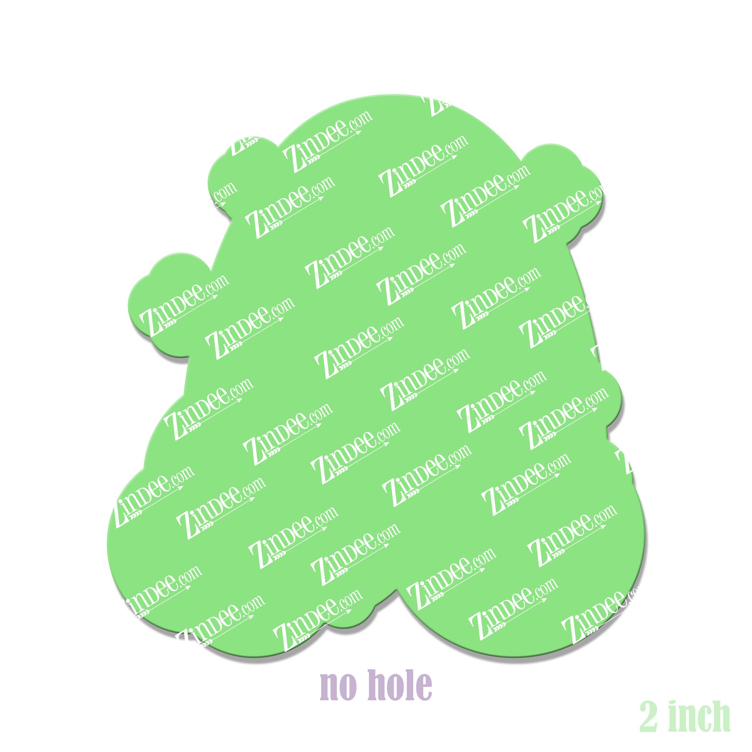 Rainbow Pot of Gold Acrylic Blank- Sticker- UV DTF (2 inch) NO HOLE - Image 2